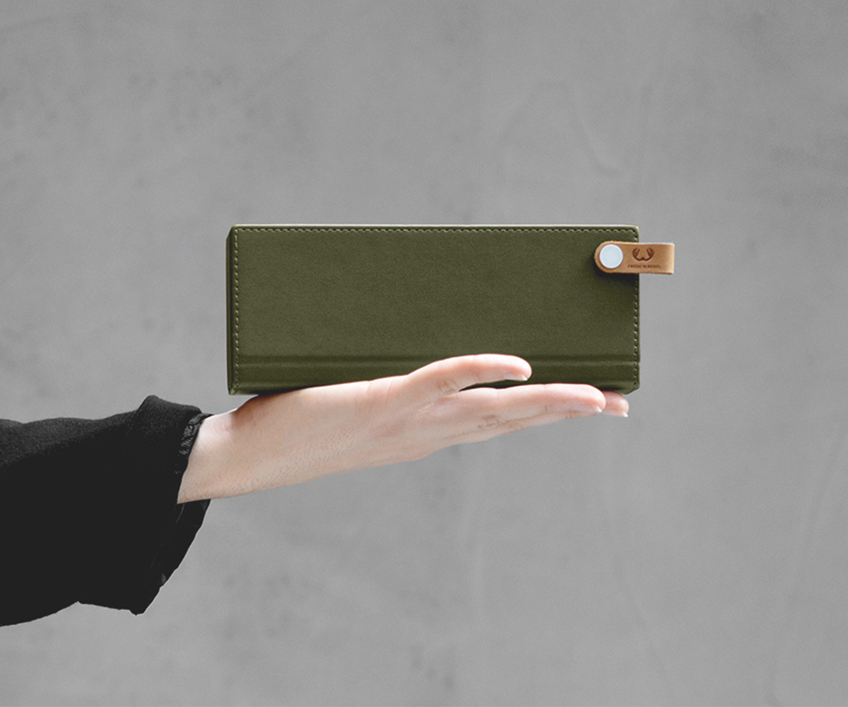 FRESH ‘N REBEL Rockbox Fold Fabriq Edition Bluetooth Lautsprecher, Grün