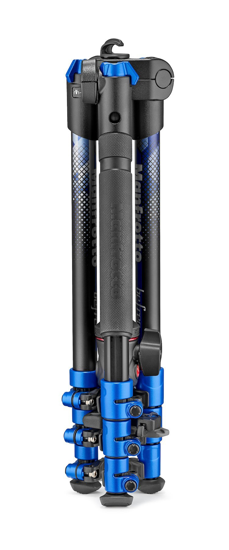 MANFROTTO MKBFRA4BL-BH Befree Reisetativ Stativ, Blau, Höhe offen bis 1440 mm