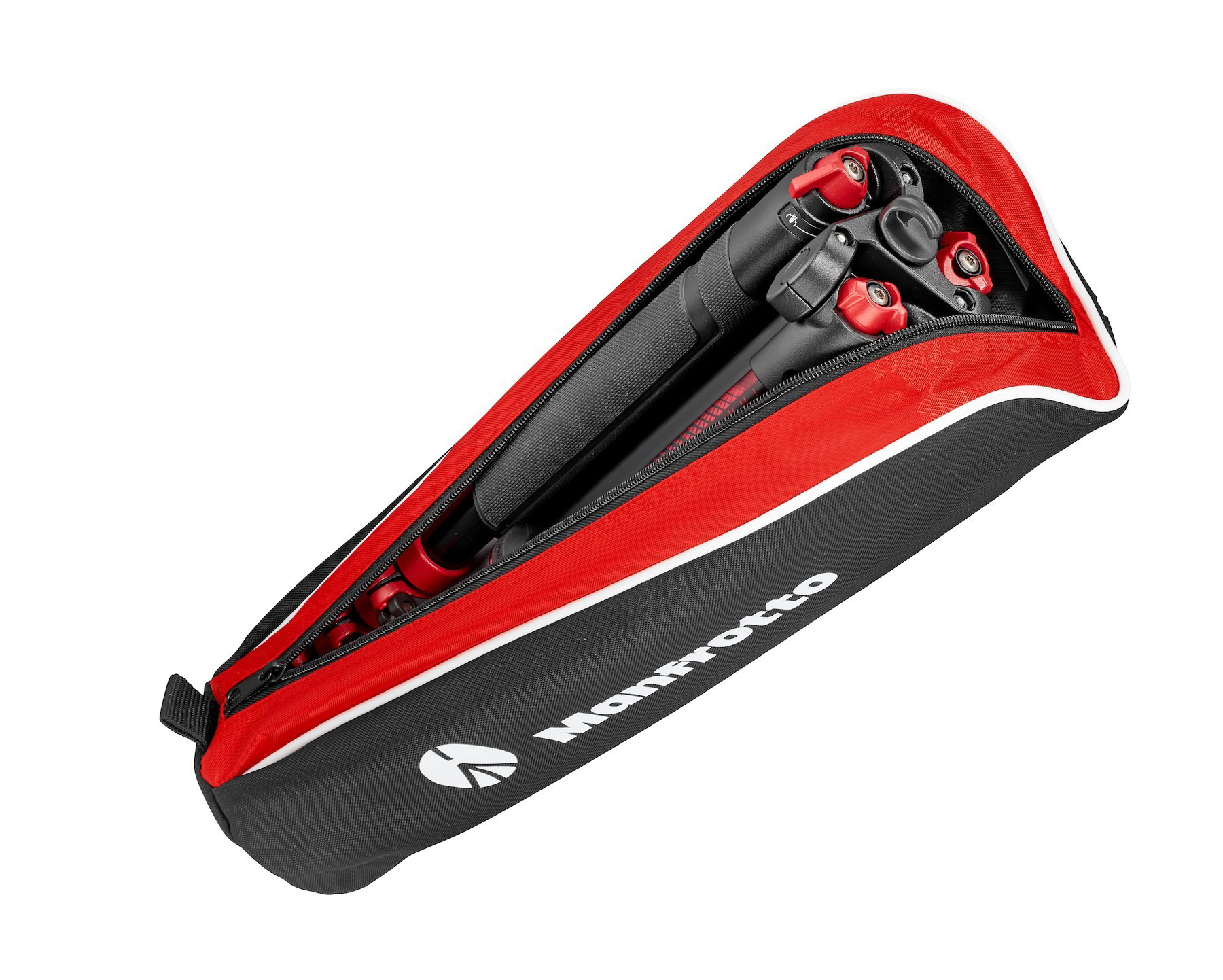 MANFROTTO MKBFRA4RD-BH Befree Dreibein Stativ, Rot, Höhe offen bis 1440 mm