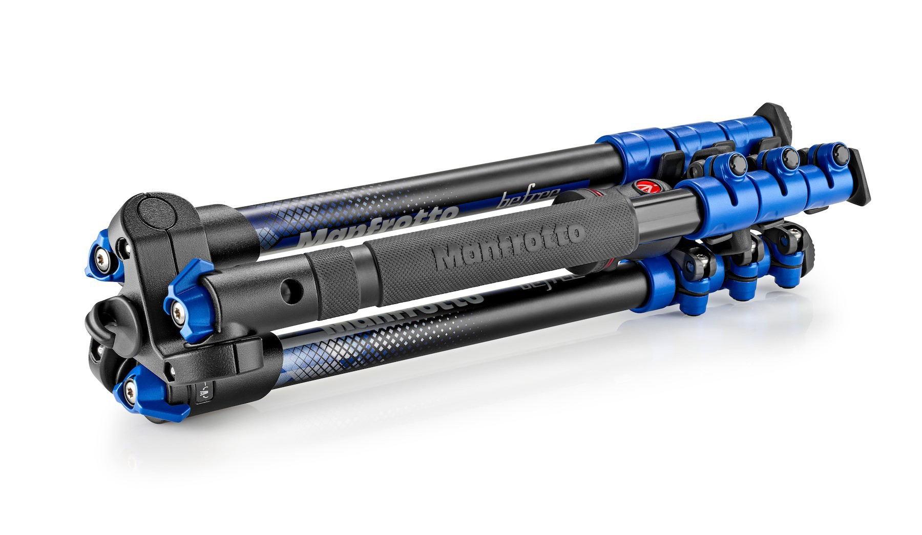 MANFROTTO MKBFRA4BL-BH Befree Reisetativ Stativ, Blau, Höhe offen bis 1440 mm