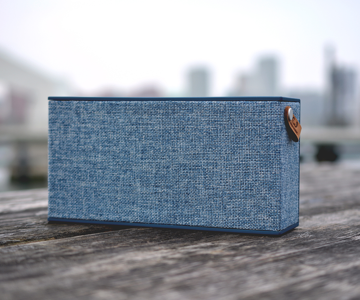 FRESH ‘N REBEL Rockbox Chunk Fabriq Edition Bluetooth Lautsprecher, Blau