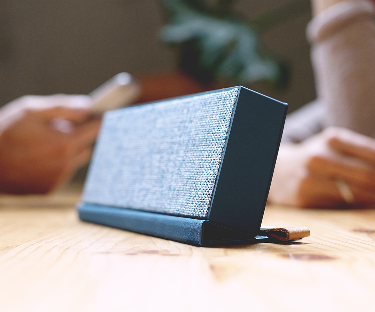 FRESH ‘N REBEL Rockbox Fold Fabriq Edition Bluetooth Lautsprecher, Blau