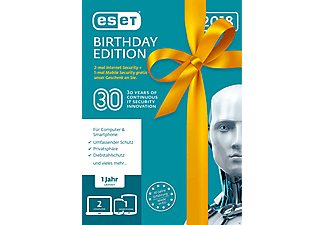 ESET Birthday Edition (2x ESET Internet Security + 1x ESET Mobile Security) (FFP) - PC - Deutsch