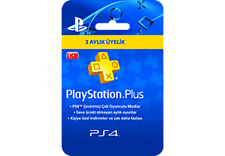 SONY PlayStation Plus 3 Aylık Üyelik Kartı