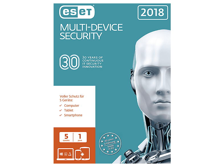 ESET Multi-Device Security 2018 Edition 5 User | PC [DVD-ROM] | MediaMarkt