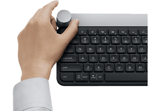 LOGITECH Tastatur Craft Advanced, kabellos, schwarz (920-008496)