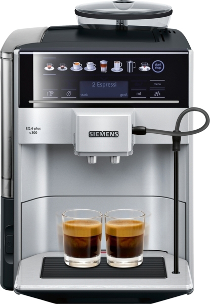 EQ.6 TE653501DE SIEMENS Kaffeevollautomat Silber/Schwarz Plus S300