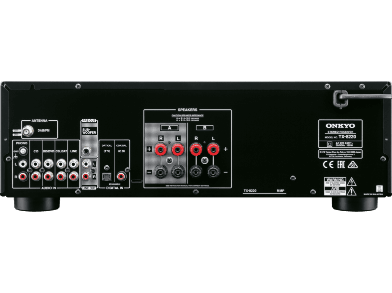 Onkyo Stereo-Receiver TX-8220 Schwarz — Foto 2 von 2