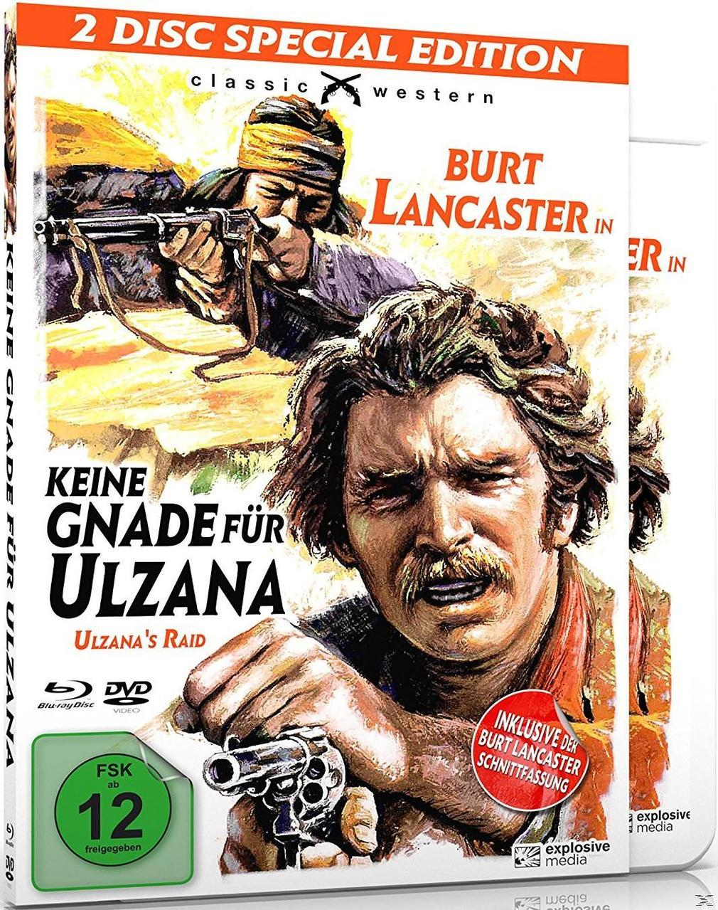 DVD-Cover: 'Keine Gnade für Ulzana' mit Burt Lancaster und Text.