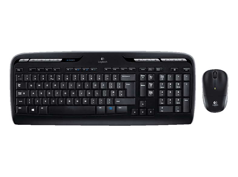 LOGITECH MK330 Kabelloses Tastatur-Maus-Set, DEU (Qwertz), Schwarz; Kabelloses Tastatur-Maus Set — Foto 2 von 5