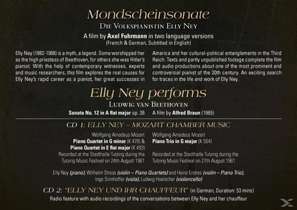 - - Elly + Mondscheinsonate: Die (DVD CD) Volkspianistin Ney Elly Ney