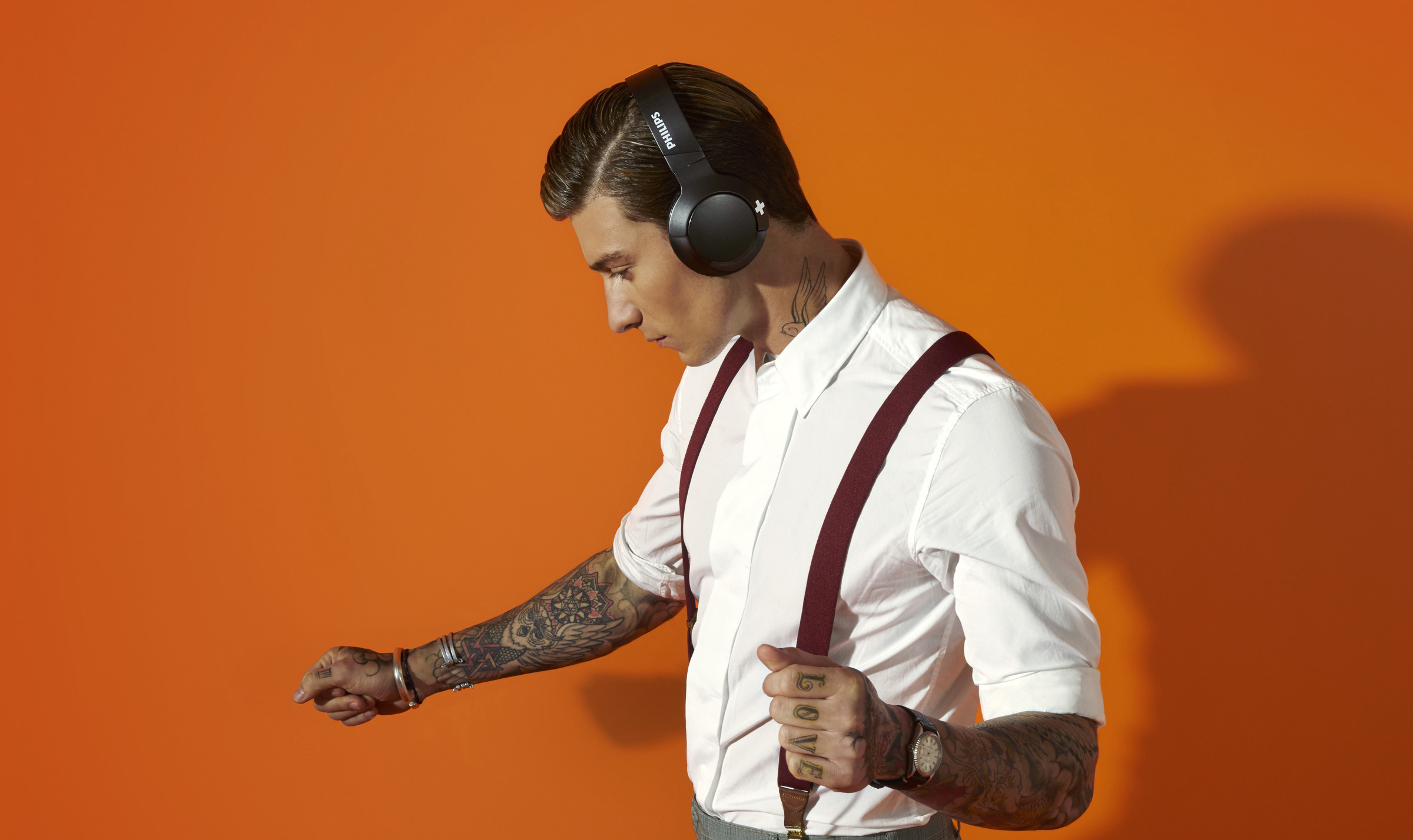 PHILIPS SHB3175, Over-ear Kopfhörer Bluetooth Schwarz