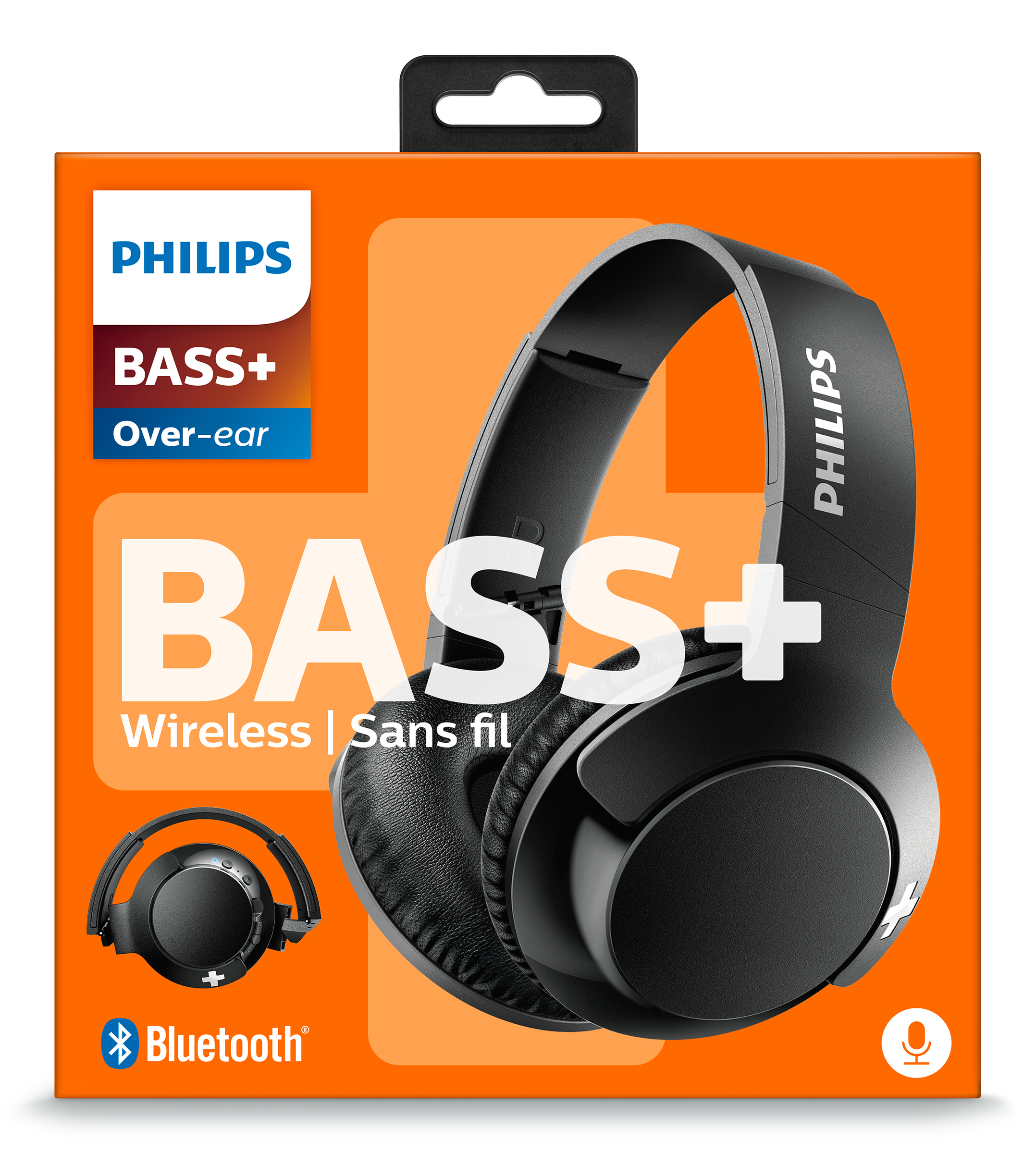 PHILIPS SHB3175, Over-ear Kopfhörer Bluetooth Schwarz