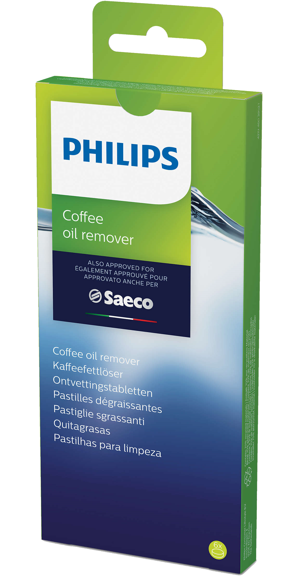 PHILIPS Saeco Koffieolieverwijderingstabletten CA6704/10 afbeelding