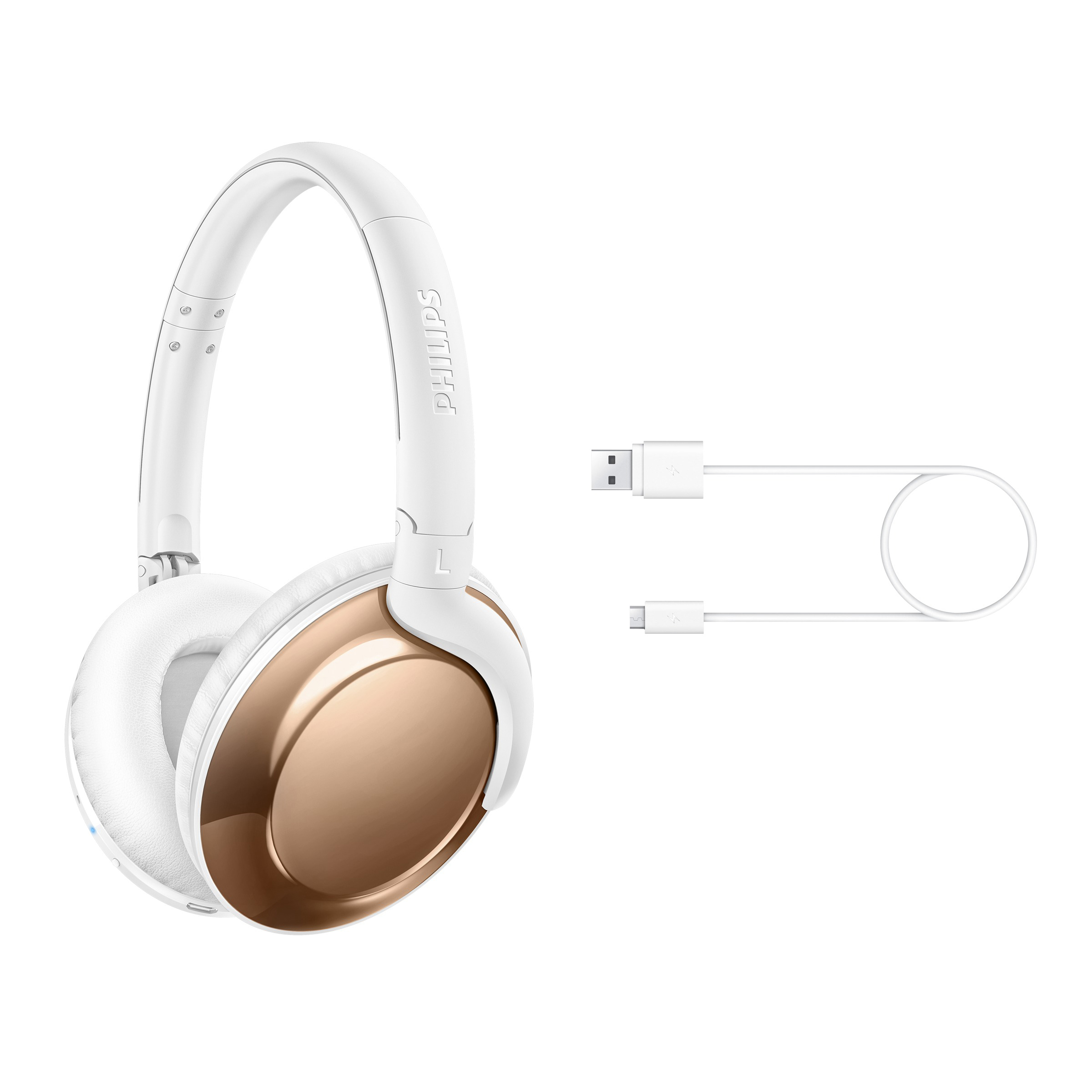 PHILIPS SHB4805DC, Over-ear Kopfhörer Bluetooth Rose Gold