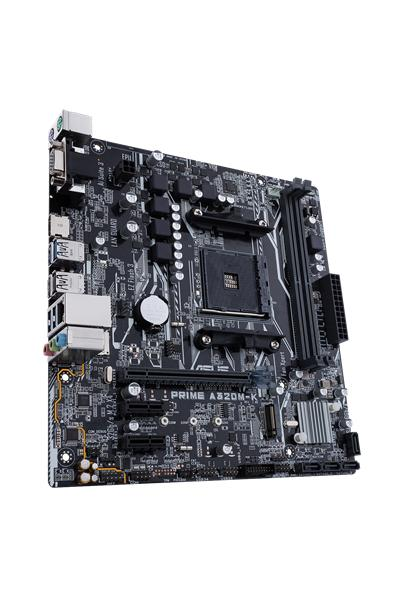 ASUS Prime A320-K Mainboard Schwarz