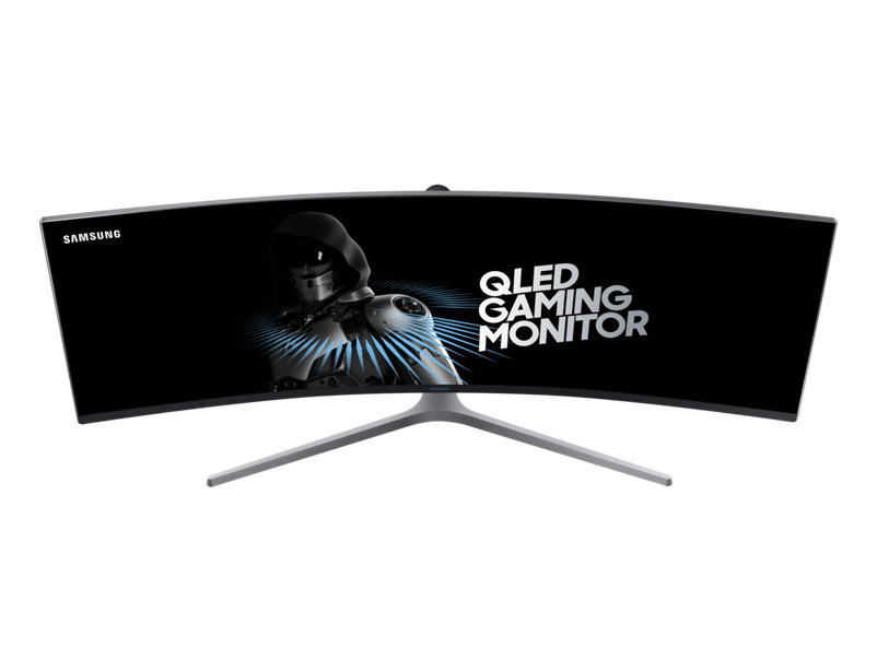 SAMSUNG LC49HG90 - Gaming Monitor, 48.9 ", UWQHD, 144 Hz, Mattschwarz