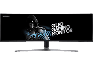 SAMSUNG LC49HG90 - Gaming Monitor, 48.9 ", UWQHD, 144 Hz, Mattschwarz