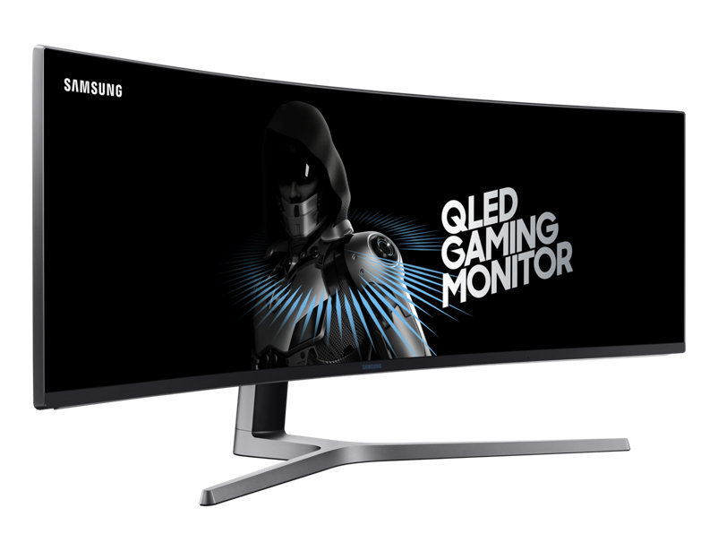 SAMSUNG LC49HG90 - Gaming Monitor, 48.9 ", UWQHD, 144 Hz, Mattschwarz