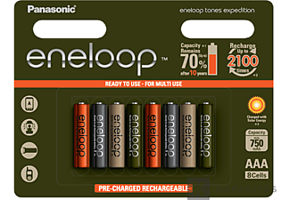 PANASONIC eneloop BK4MCCE-8EE Expedititon AAA 750mAh 8db-os akkumulátor csomag