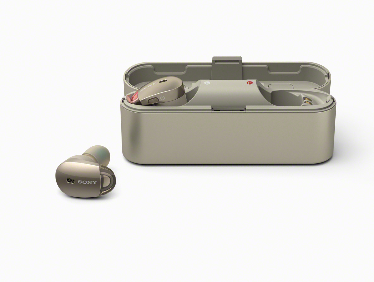 SONY WF-1000X, In-ear Kopfhörer Bluetooth Gold