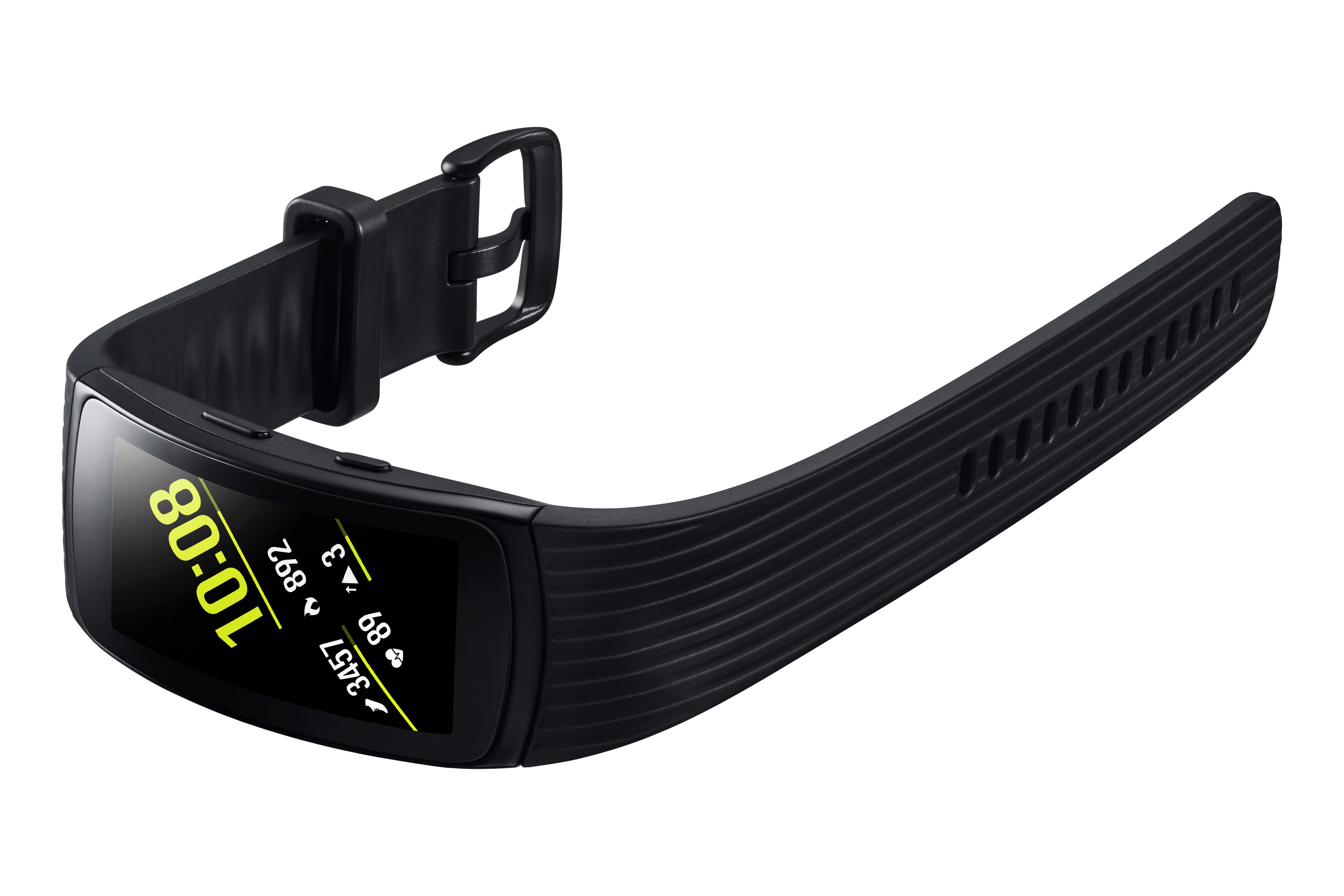 SAMSUNG Gear Fit Pro Fitness Armband Silikon, L, Schwarz