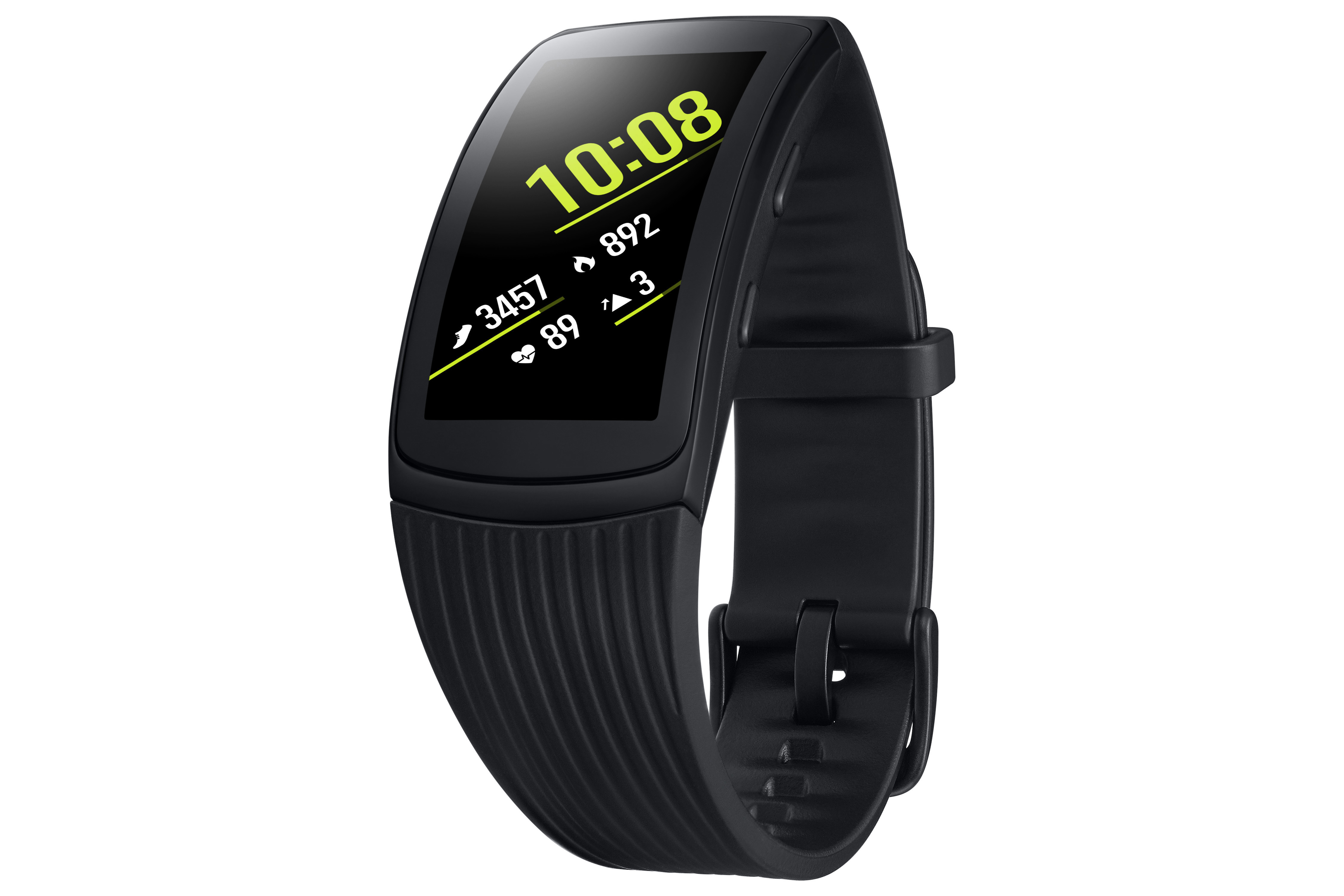 SAMSUNG Gear Fit Pro Fitness Armband Silikon, L, Schwarz