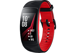 SAMSUNG Gear Fit 2 Pro Fitness Armband Silikon, L, Rot