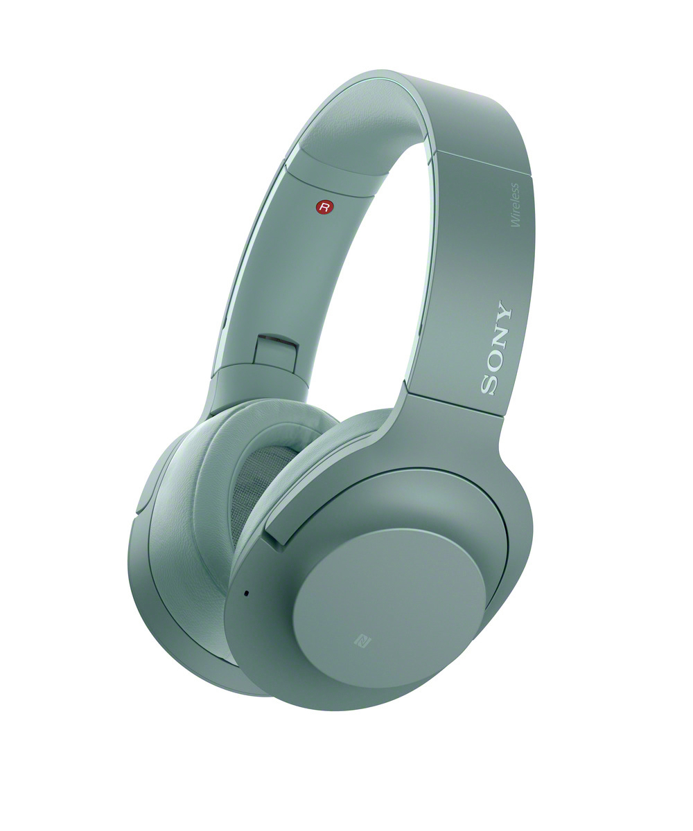 SONY h.ear on 2 WH-H900N, Over-ear Kopfhörer Bluetooth Grün