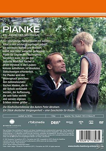 DVD-Cover mit Mann und Junge. Deutscher Text, Titel "PIANKE". Hintergrund ist eine Waldszene.