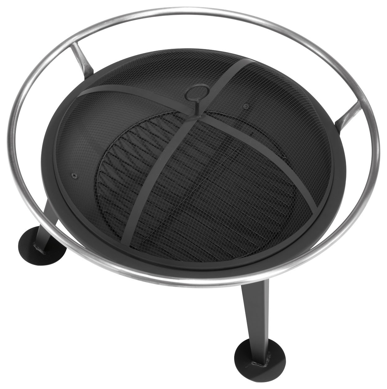 JUSTUS 1400 01 Athene Kohlegrill, Schwarz 