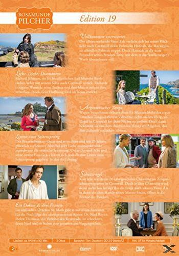 DVD-Cover mit Szenen aus einem Rosamunde Pilcher Film.