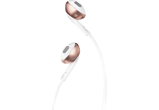 JBL T205 - Écouteur (In-ear, Blanc/or rose)