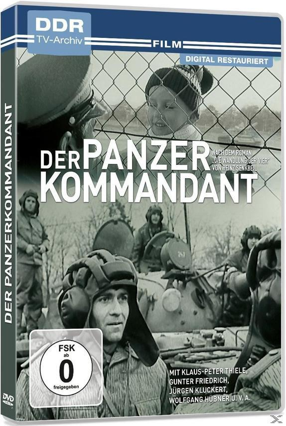 DVD-Cover von Der Panzerkommandant, mit Soldaten und einem Panzer.