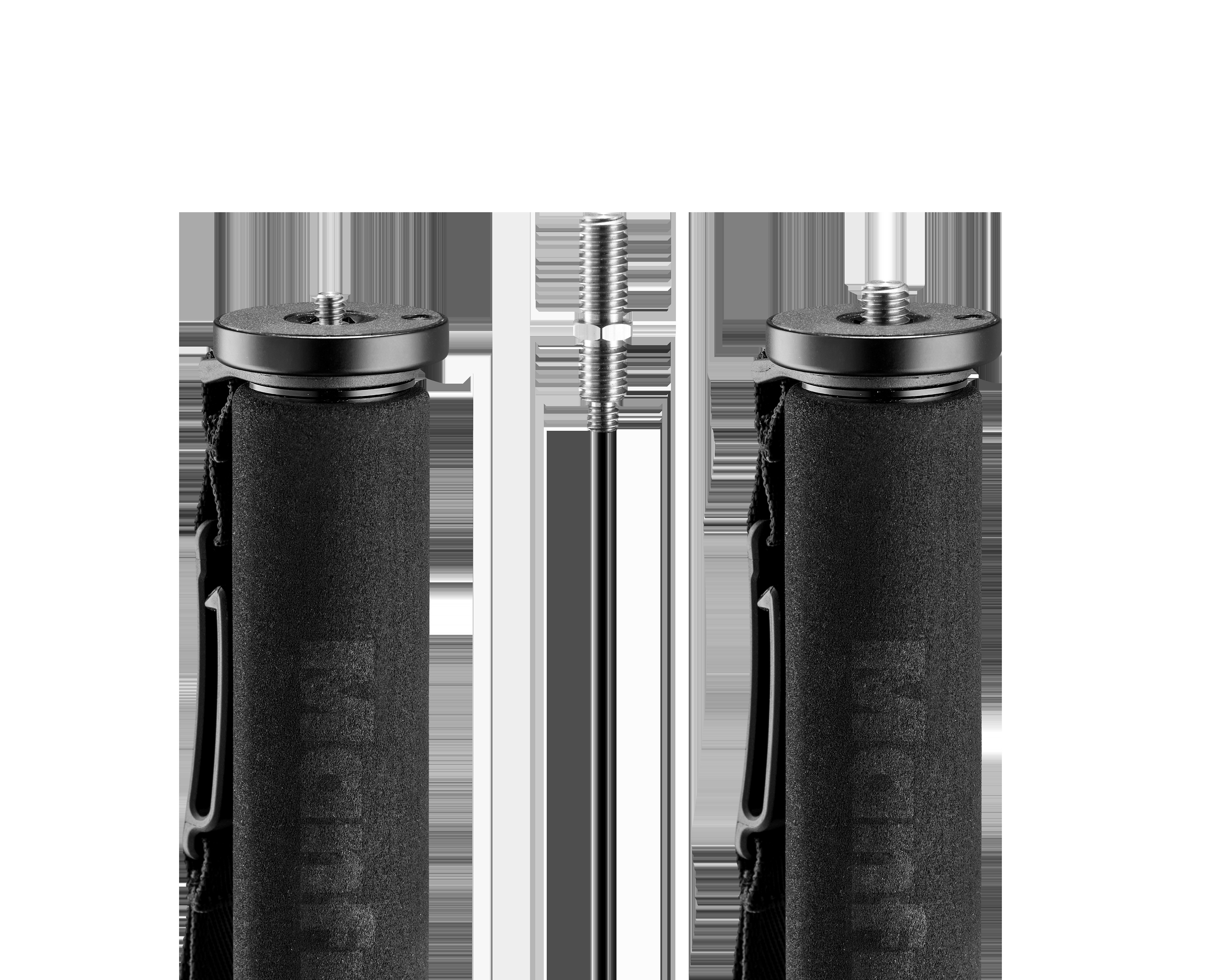 MANFROTTO MMELEA5 Einbein Stativ Stativ, Schwarz, Höhe offen bis 1500 mm