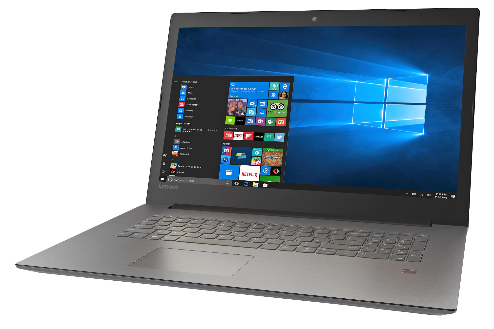 LENOVO IdeaPad 320 - 17,3 Zoll - Intel® Pentium® 4415U - 8 GB - 2 TB - Intel® HD 610 - Windows 10 (64 Bit)