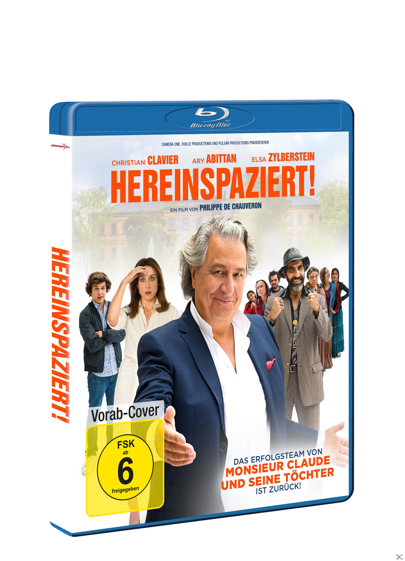DVD-Cover von Hereinspaziert! mit einer Gruppe von Menschen.