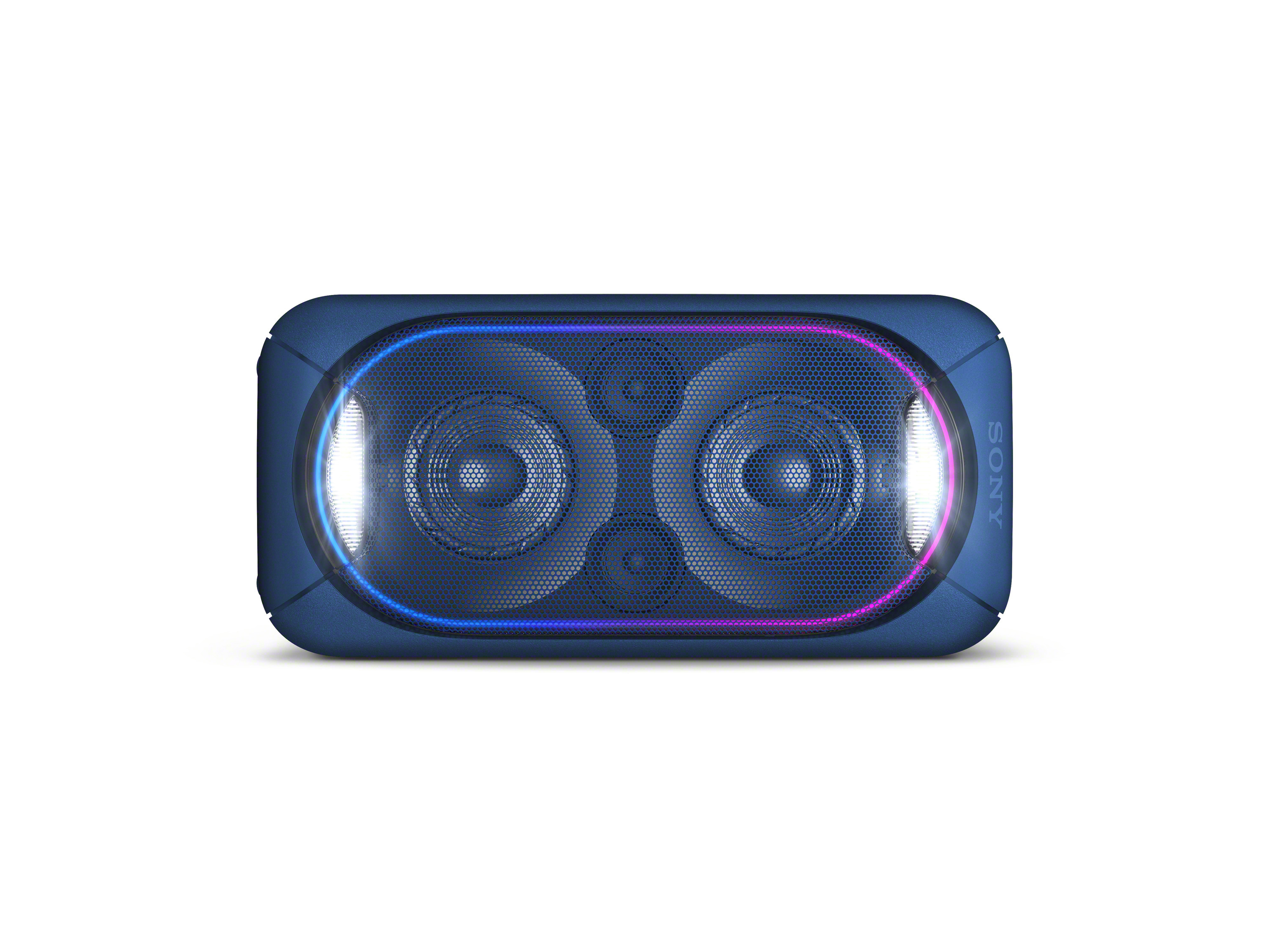 SONY GTK-XB60 Wireless Bluetooth Lautsprecher, Blau Chain Party