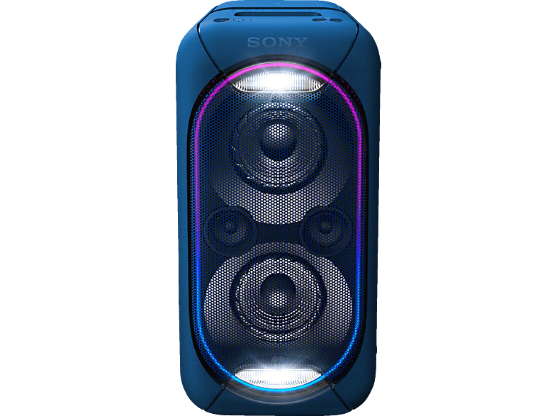 SONY GTK-XB60 Wireless Party Chain Bluetooth Lautsprecher, Blau