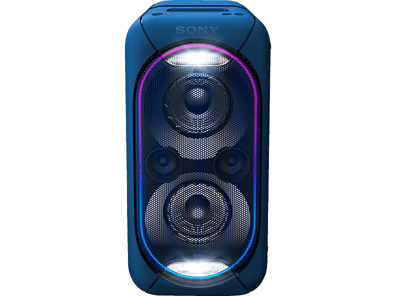 SONY GTK-XB60 Wireless Bluetooth Lautsprecher, Blau Chain Party