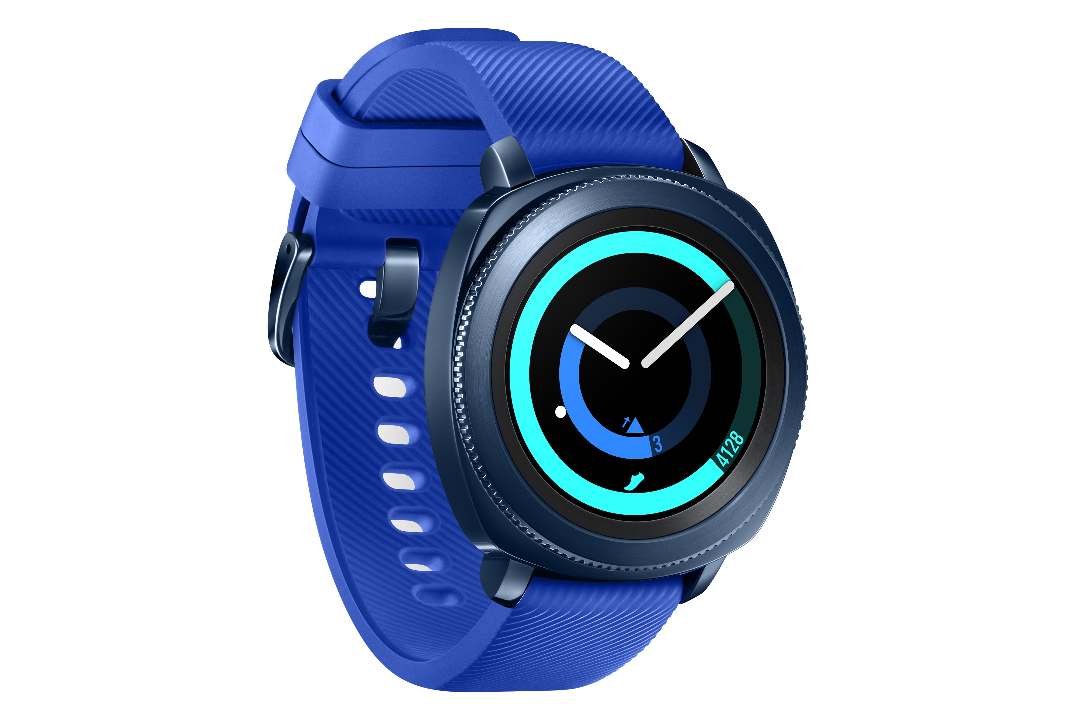 SAMSUNG Gear Sport Smartwatch Silikon, S/L, Blau