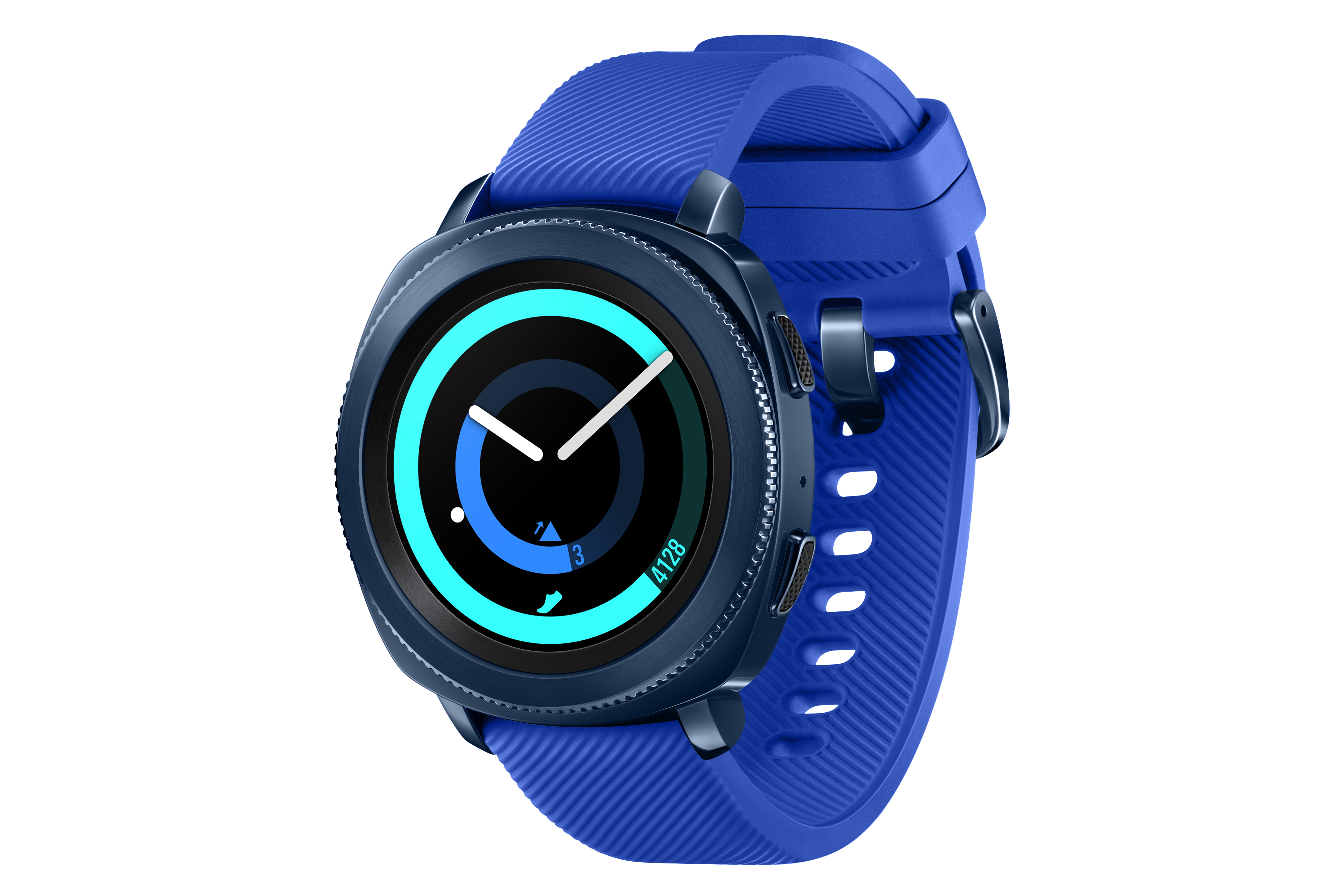 SAMSUNG Gear Sport Smartwatch Silikon, S/L, Blau