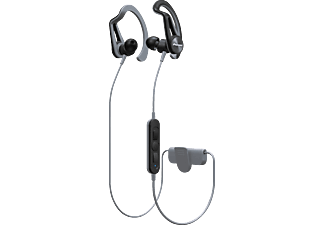 PIONEER SE-E7BT - Écouteurs Bluetooth avec crochets auriculaires  (In-ear, Gris)