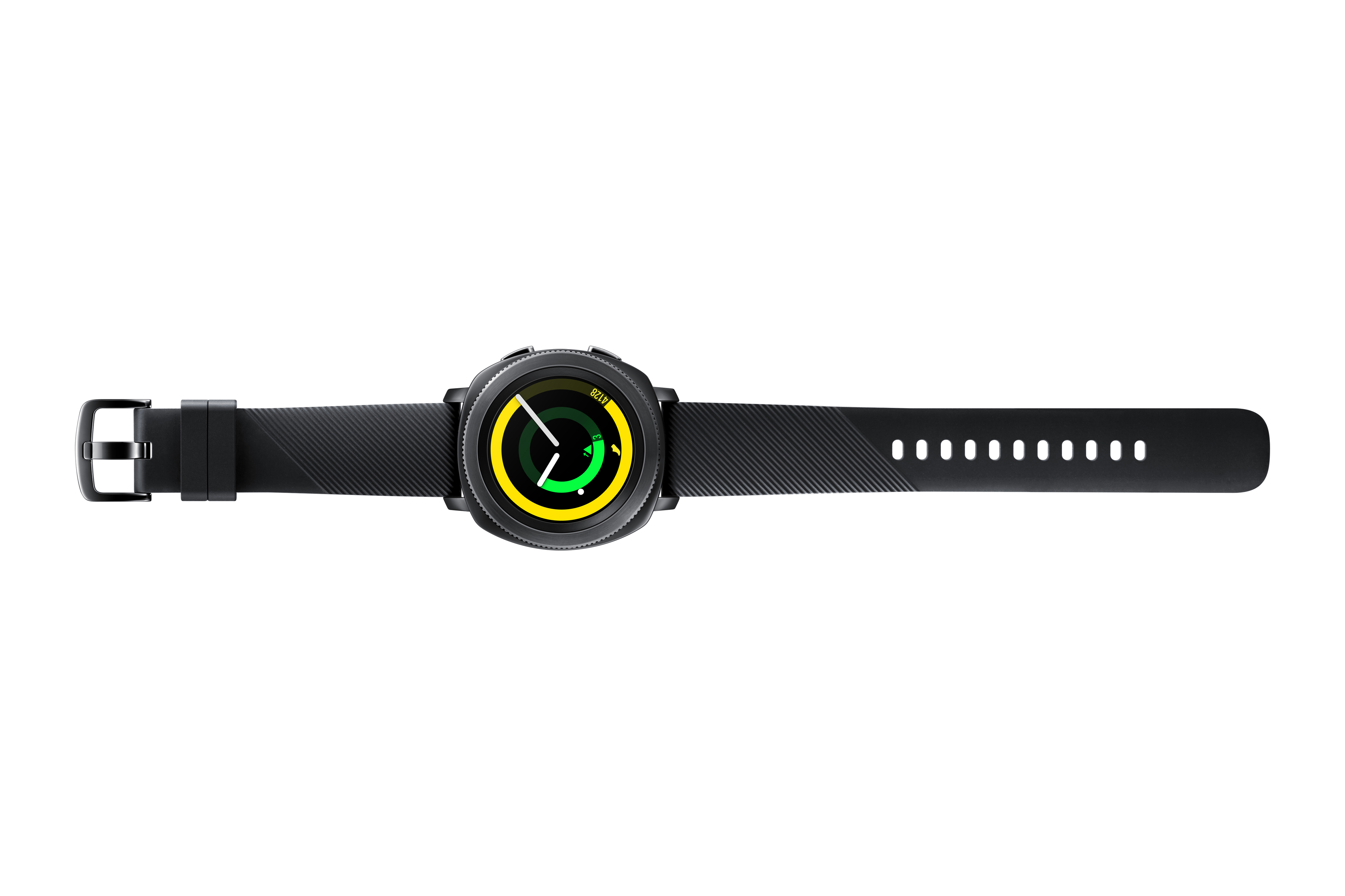SAMSUNG Gear Sport Smartwatch Silikon, S/L, Schwarz