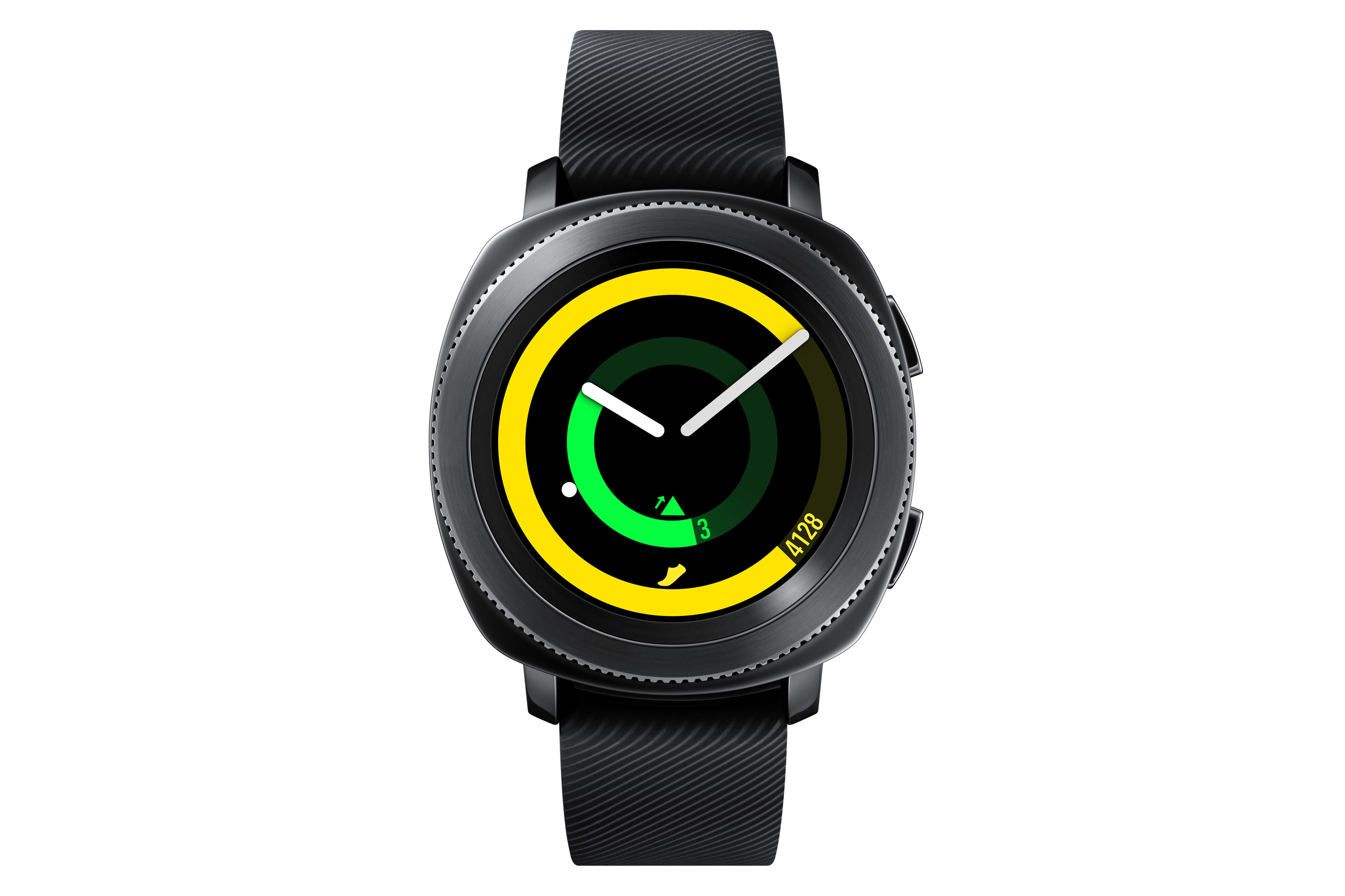 SAMSUNG Gear Sport Smartwatch Silikon, S/L, Schwarz