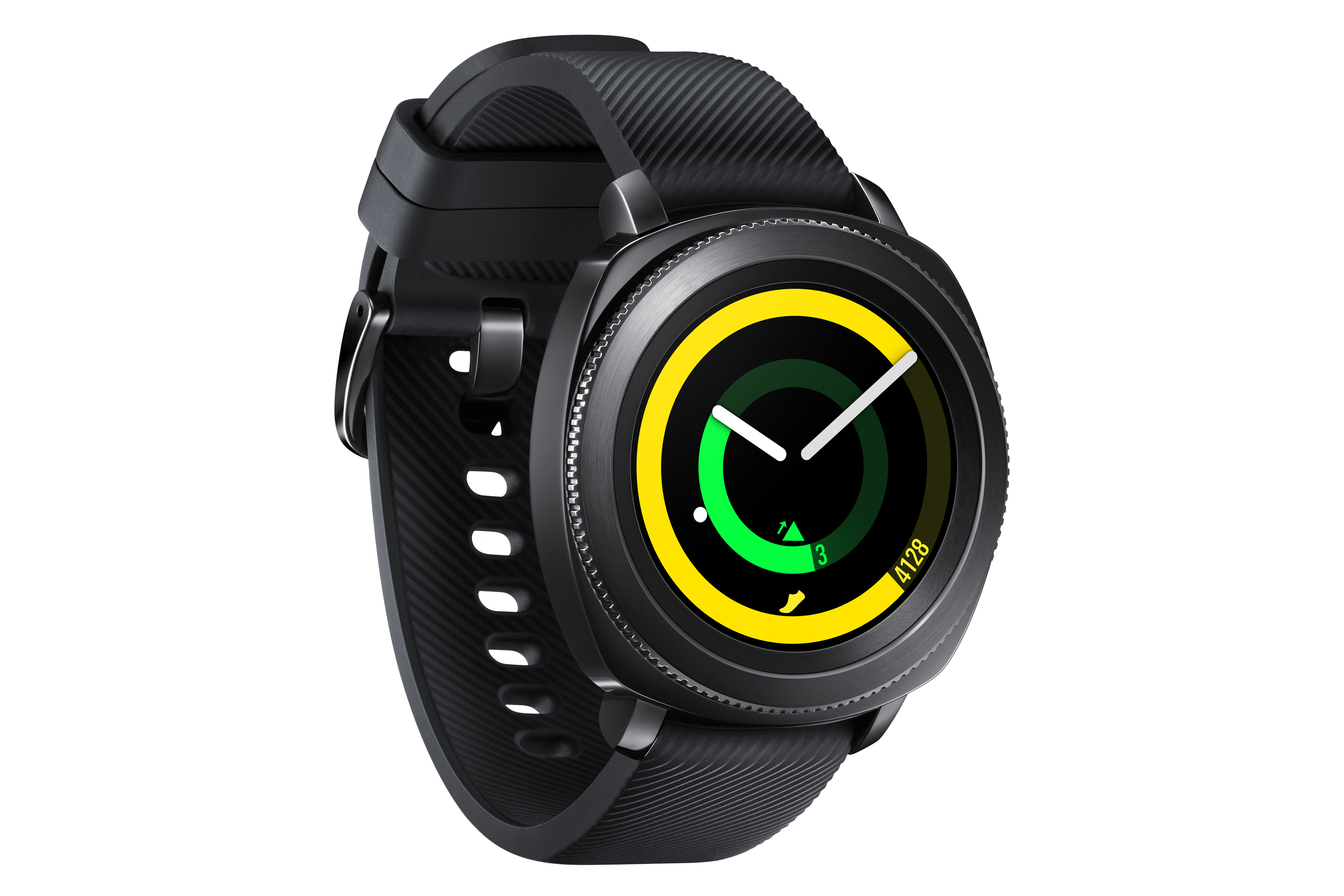 SAMSUNG Gear Sport Smartwatch Silikon, S/L, Schwarz