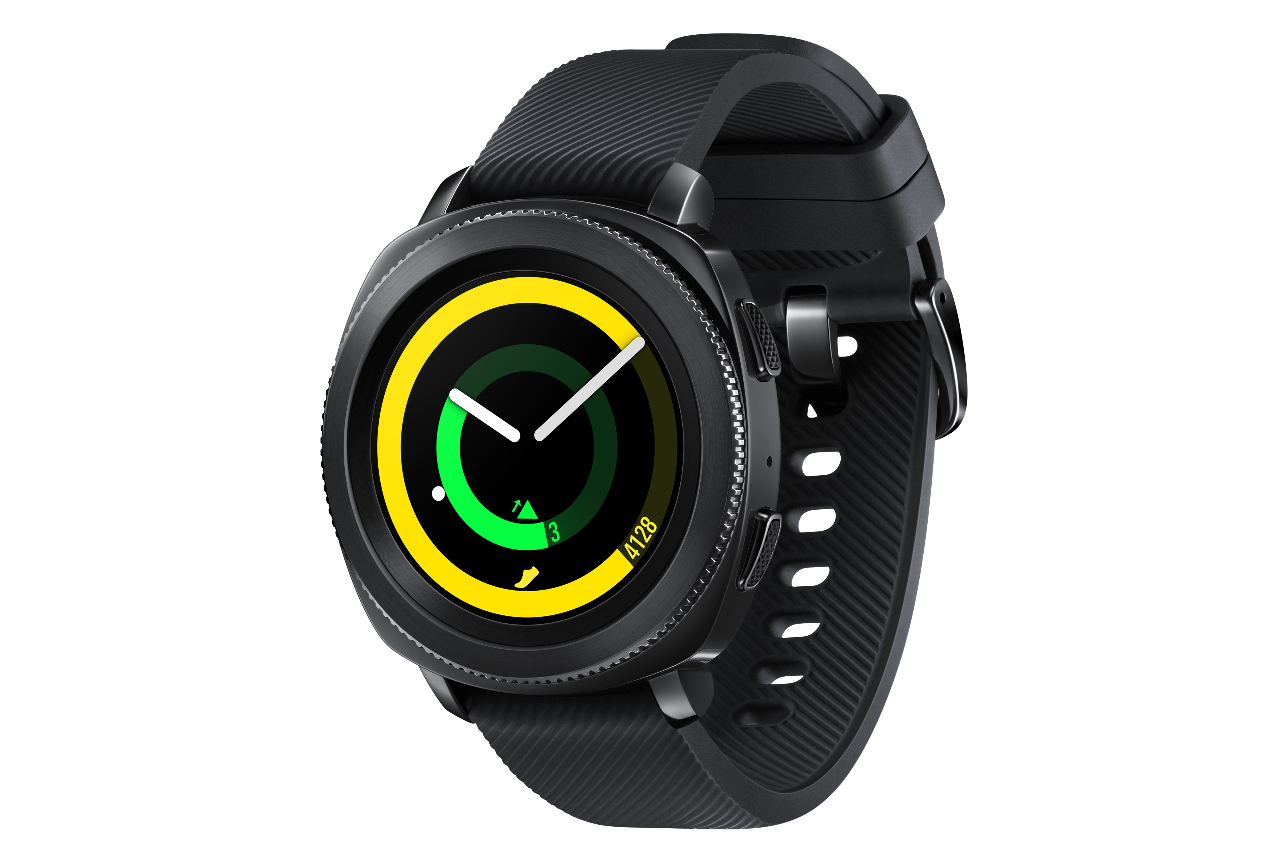 SAMSUNG Gear Sport Smartwatch Silikon, S/L, Schwarz