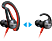 PIONEER SE-E5T - Écouteurs avec crochets auriculaires  (In-ear, Rouge)