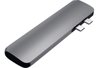 SATECHI USB-Hub Type-C Pro Hub mit 4K HDMI USB-Hub, Space Grey