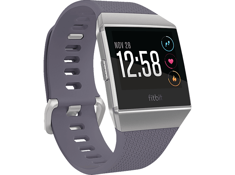 FITBIT Ionic Fitness-Smartwatch Aluminium Elastomer, Blue-Gray/White S/L